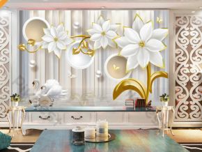 Tranh kính 3D phòng khách